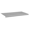 vidaXL Nadomestno blago za tendo antracitno in belo 600x300 cm poliester