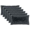 vidaXL Prevleka za blazino 6 pcs HEERLEN Antracit 40 x 80 cm PV flis