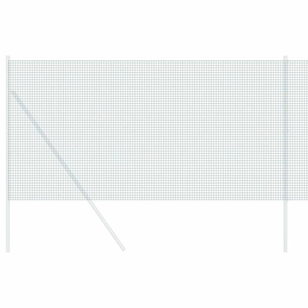 vidaXL Ograja z varjeno žico Zelena 1.4 x 25 m Jeklo