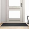 vidaXL Doormat Drugo Črna 90 x 150 cm Polipropilen in vinil