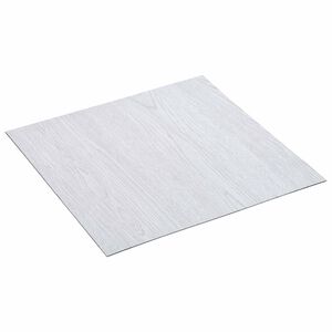 vidaXL Samolepilne Talne Plo&scaron;če Bela 30,5 x 30,5 cm 20 kos PVC