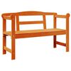 vidaXL Zunanja klop 2 -Seater 119 x 44 x 76 cm Masivno borovo les