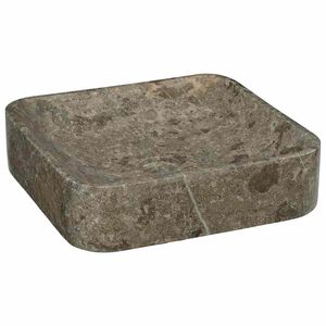 vidaXL Umivalnik siv 40x40x10 cm marmor