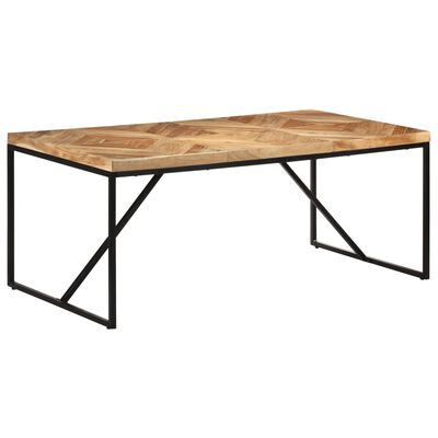vidaXL Jedilna miza 180x90x76 cm trden akacijev in mangov les
