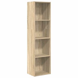 vidaXL Knjižna omara sonoma hrast 40x30x152 cm inženirski les