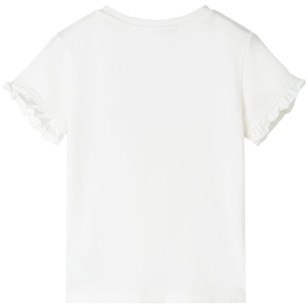 Otroška majica s kratkimi rokavi bež 140