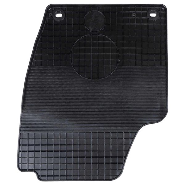 vidaXL Avto preproga 4 pcs Črna primeren za VW POLO 10 / 01-09 NS Guma