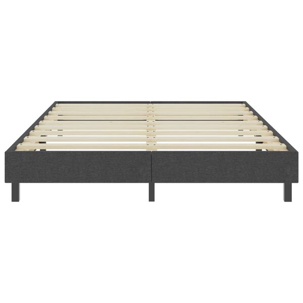 vidaXL Posteljni okvir boxspring sivo blago 140x200 cm