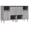 vidaXL Komoda 2 kosa siva sonoma 60x35x70 cm inženirski les