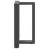 vidaXL Noge za jedilno mizo v obliki črke T, 2 kosa, antracitne 50x35x(72-73) cm, jeklo