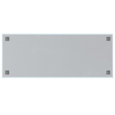 vidaXL Stenska magnetna tabla bela 100x40 cm kaljeno steklo