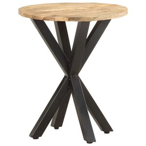vidaXL Stranska mizica 48x48x56 cm trden mangov les
