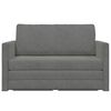 vidaXL Sofa postelja 110cm Temno siva Žamet