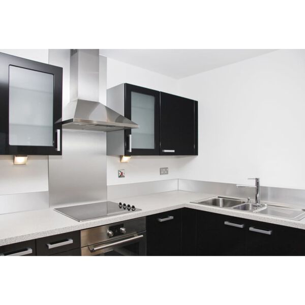 Nordlinger Kuhinjska obloga 60x70 cm nerjaveče jeklo srebrne barve