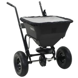 vidaXL Ročni posipalec soli PVC in jeklo 106x73x76 cm 45 L