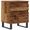 vidaXL Nočna omarica Old Wood 40x35x50 cm Inženirski les