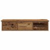 vidaXL Stenska omara Old Wood 88x26x18,5 cm Inženirski les