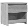 vidaXL Nočna omarica siva sonoma 40x30x39 cm konstruiran les