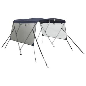 vidaXL Bimini tenda s 3 loki in stranicami 183x(137-152)x137 cm