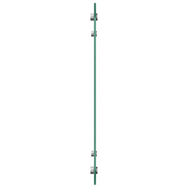 vidaXL Zaščita za kuhinjo Svetlo siva 70 x 50 x 0,6 cm kaljeno steklo