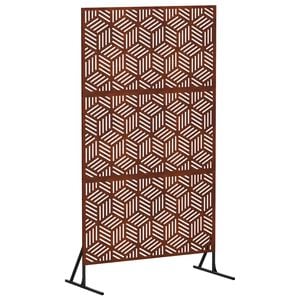 vidaXL Zaslonska za&scaron;čita 100 x 50 x 180 cm Vremensko odporno jeklo