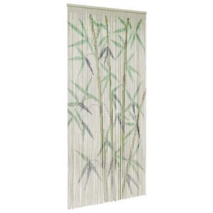 vidaXL Insect Door Curtain Bamboo Print 90x220 cm Bamboo