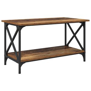 vidaXL Klubska miza Star les 80 x 45 x 45.5 cm Konstruiran les