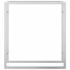 vidaXL Stojalo za drva 80x28x86 cm nerjaveče jeklo