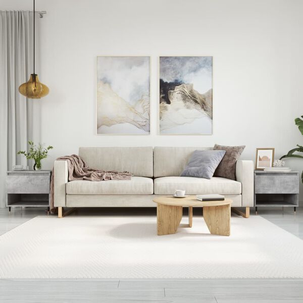 vidaXL Klubska mizica 2 kosa betonsko siva 50x46x50 cm inženirski les