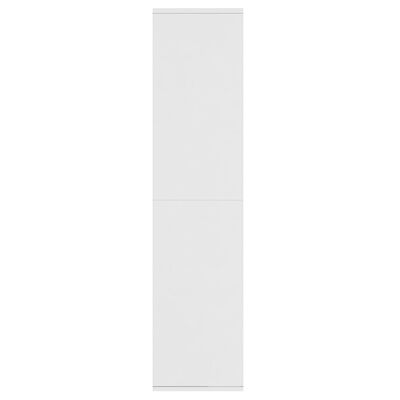vidaXL Knjižna omara / komoda bela 66x30x130 cm iverna plošča