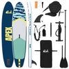 vidaXL SUP deska s sedežem 2-v-1 APEX 305 x 76 x 15 cm Modra za