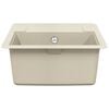 vidaXL Umivalnica Bež 560 x 460 mm 80% Kvarc in 20% Smola