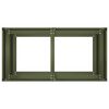 vidaXL Sadilnik Olive Green 80x40x80 cm Hladno valjano jeklo