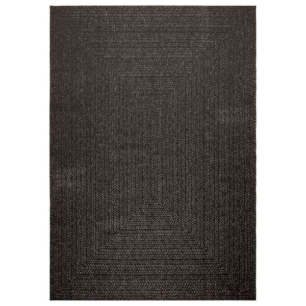vidaXL Preproga ZIZUR antracit 160x230 cm videz jute notranja/zunanja