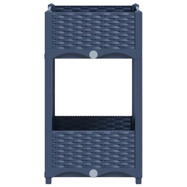 vidaXL Visoka greda 40x40x71 cm polipropilen