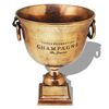 vidaXL Pokal za Hlajenje &Scaron;ampanjca Baker Rjave Barve