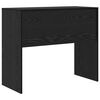 vidaXL Miza Črni hrast 90 x 40 x 76 cm Konstruiran les