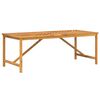 vidaXL Vrtna jedilna miza 200x90x74 cm trden akacijev les