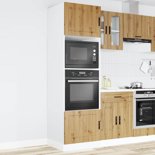 vidaXL Omarice za pečico 2 kosa Porto artisan hrast inženirski les