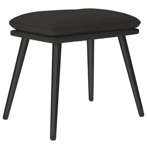 vidaXL Stolček za noge črn 45x29,5x35 cm blago