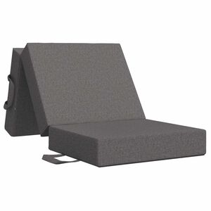 vidaXL Zložljiv kavč postelja 90 x 63 x 45 cm Svetlo siva
