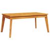 vidaXL Vrtna jedilna miza 110x55x45 cm trden akacijev les