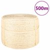 vidaXL Vrv iz 100 % sisala 10 mm 500 m