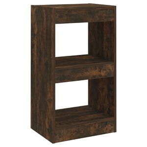 vidaXL Knjižna omara/pregrada dimljeni hrast 40x30x72 cm