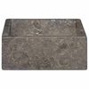 vidaXL Umivalnik 45x30x12 cm marmor visok sijaj siv
