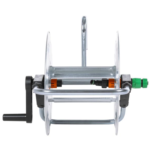 vidaXL Stenski nosilec za cev 50 m 1/2" ali 35 m 3/4" jeklo