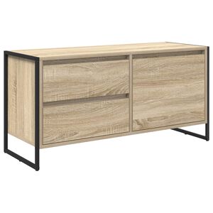 vidaXL TV omarica 100 x 36 x 49.5 cm Sonoma Inženirski les