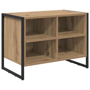 vidaXL Omara za čevlje 60 x 35 x 44 cm Inženirski les Oreh