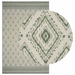 vidaXL Preproga za območje OLITE Naravna in zelena 160 x 230 cm PET