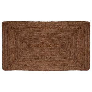 vidaXL Preproga za območje Siva 60 x 110 cm Juta